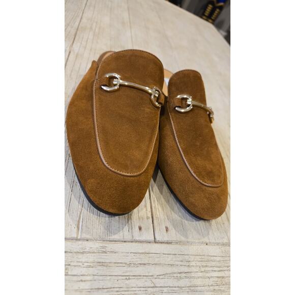 Steve Madden Women's Suede Mules Size 10 Brown Loafer Slip On Casual - Picture 4 of 11